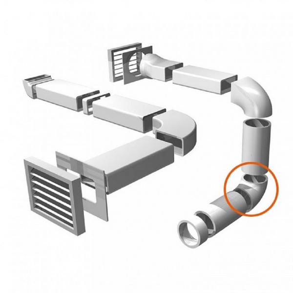Codo Redondo 90º Ø100mm. - Imagen 3