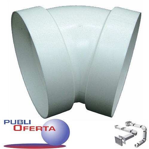 Codo Redondo 45º Ø100mm. - Imagen 4