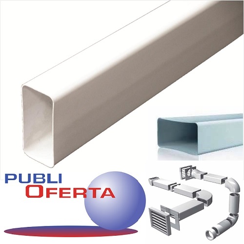 Tubo Rectangular 110x55mm. Largo 1500mm. - Imagen 5