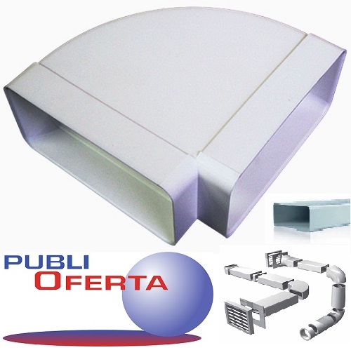 Codo Rectangular Horizontal 90º 110x55mm. - Imagen 7