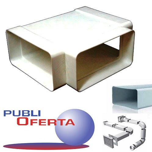 Codo (T) Rectangular Horizontal 110x55mm. - Imagen 6