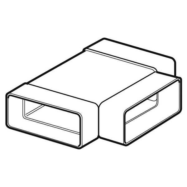 Codo (T) Rectangular Horizontal 110x55mm. - Imagen 4