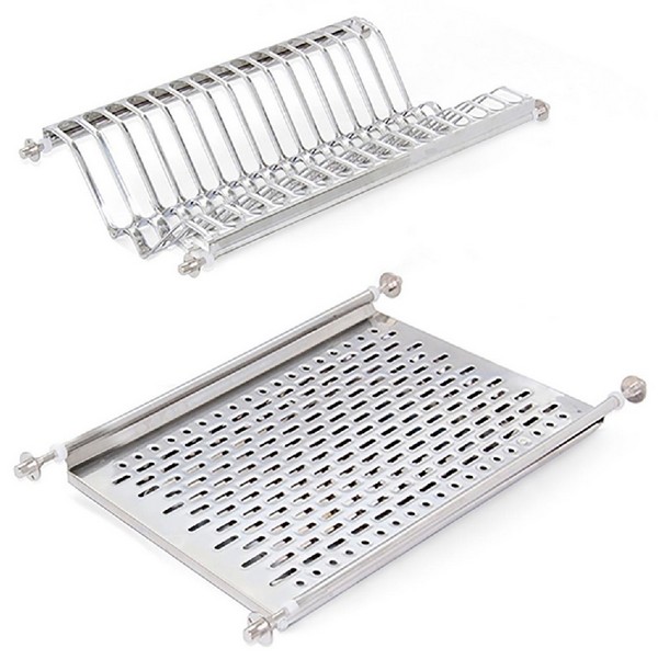 Conjunto Escurreplatos Luxe Acero Inox Modulo An.500mm.