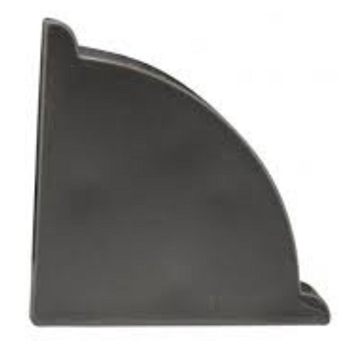 Tapa IZ/Dr. Copete En forma de " C" (Convexo)24x24.mm.Und.Negro