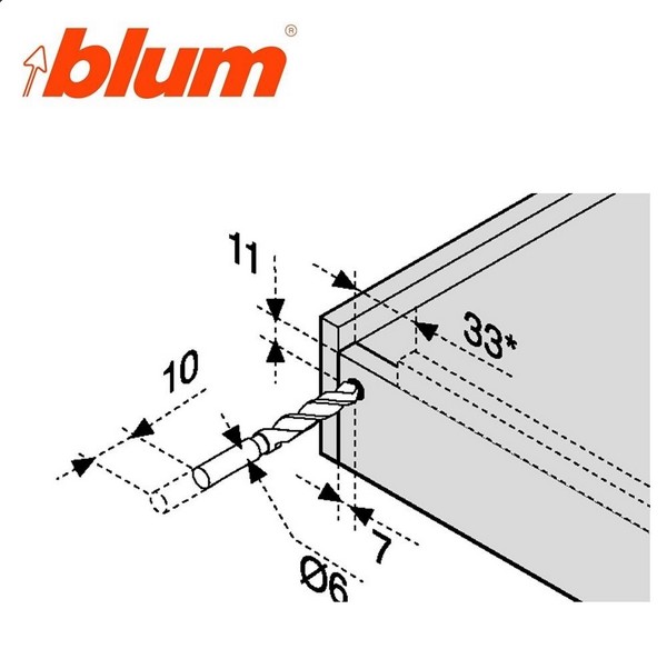Blum Guia Tandem Blumotion LN.450mm.EXT.Parcial 30Kg. - Imagen 5