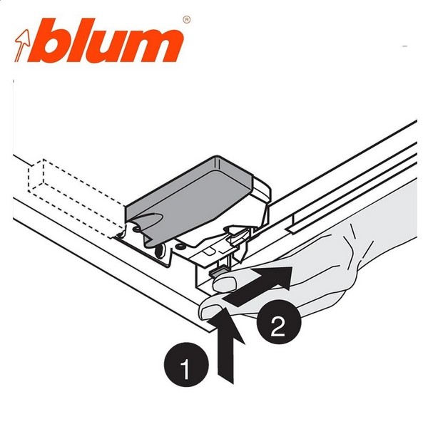 Blum Guia Tandem Blumotion LN.450mm.EXT.Parcial 30Kg. - Imagen 9