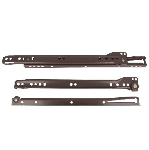 Conj. guias 350 mm. Marron