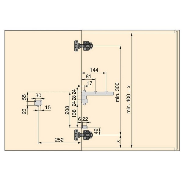 Contenedor Recycle 15Ltrs.Fijación puerta Tapa automática GA - Imagen 6