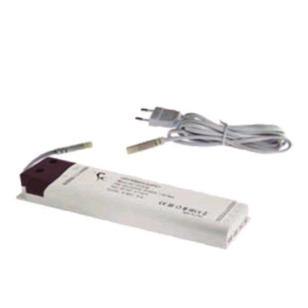 Transformador LED Modelo L131-12V-30W-IP20 4 Conexiones Blnc.