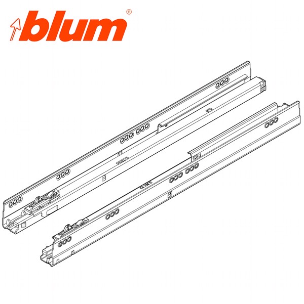 Blum Juego Guias TANDEMBOX 30Kg.TOB LN=500mm. - Imagen 2