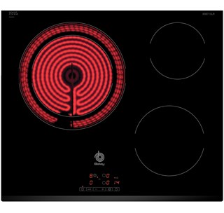 Placa BALAY 3EB715LR Radiación 3 Fuegos Cristal Negro 60 cm